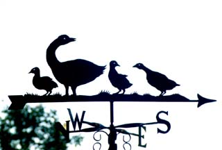 Geese Family weather vane